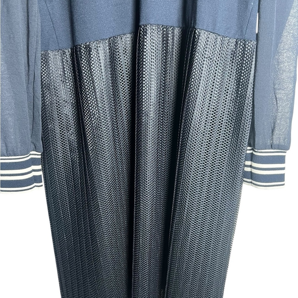 Marc Cain Navy Button-Up Dress - Elevated Streetwear- Size XL - Picture 2 of 12